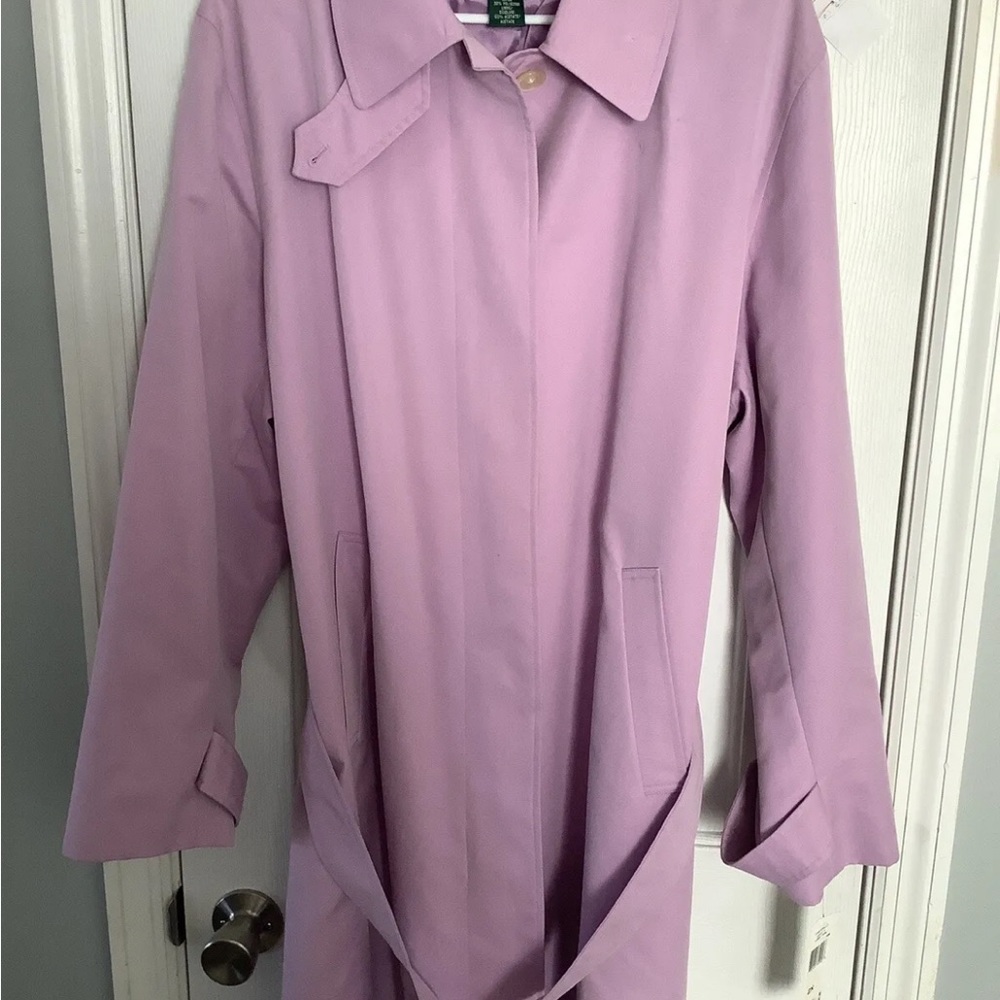 Ralph Lauren Lavender Trench Coat, size XXL